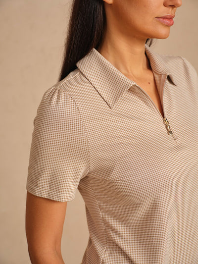 Crisp Couture Short Sleeve Golf Polo Shirt