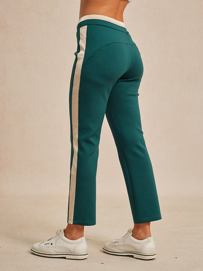 Navycore 39 Inch Stretch Color Block Ankle Pants
