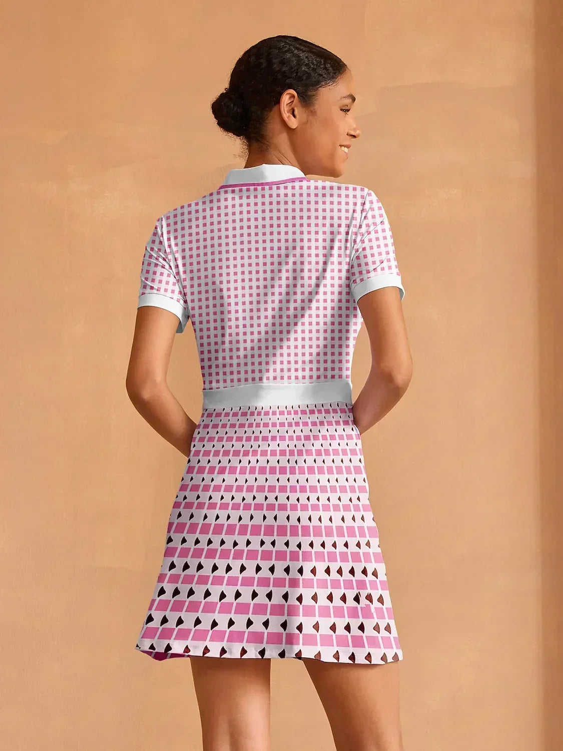 Not So Classic Short Sleeve A-Line 36.5 Inch Dress