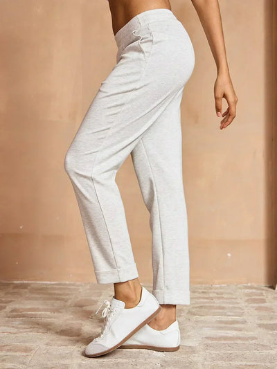 UltraSoft Stretch Hidden Drawstring Cuff Pants