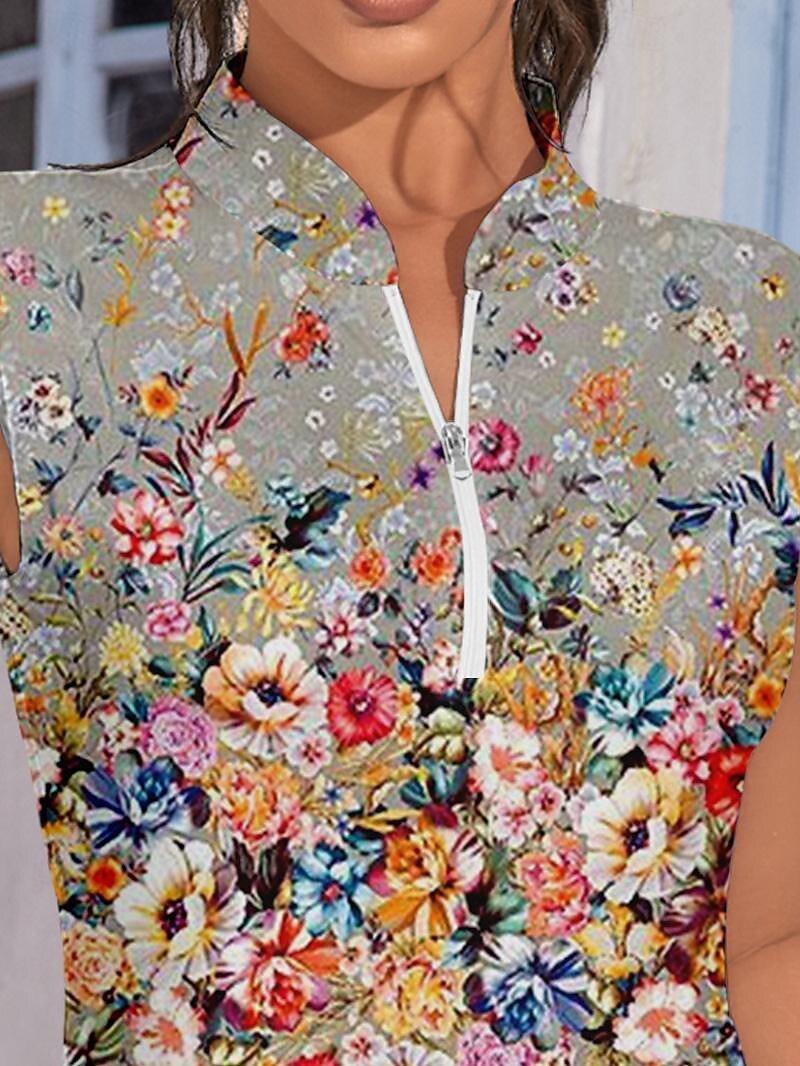 Botanical Energy Sleeveless 36.5 Inch Dress UPF50+