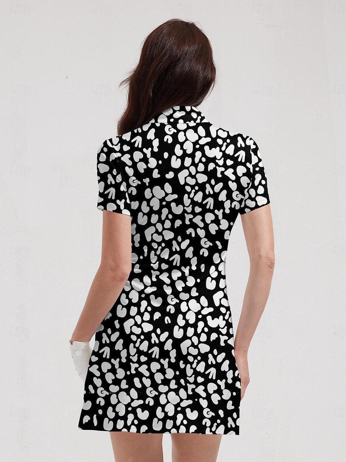 Wildlife Party Short Sleeve 36.5 Inch Dress UPF50+