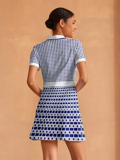 Not So Classic Short Sleeve A-Line 36.5 Inch Dress