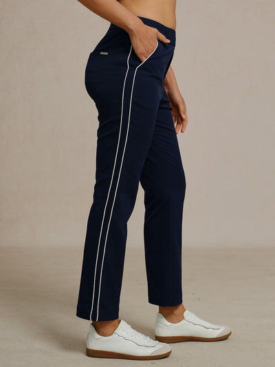 Eagle 28 Inch Performance Stretch Trimmed Ankle Pants