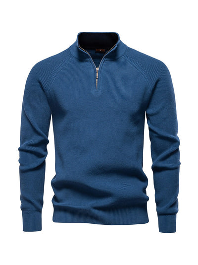 More Than Basic Men's Golf Quarter Zip Sweater