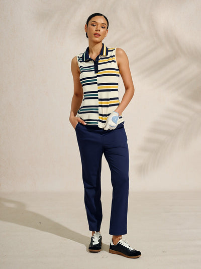 Navycore The Kinetic Stripe Performance Tank