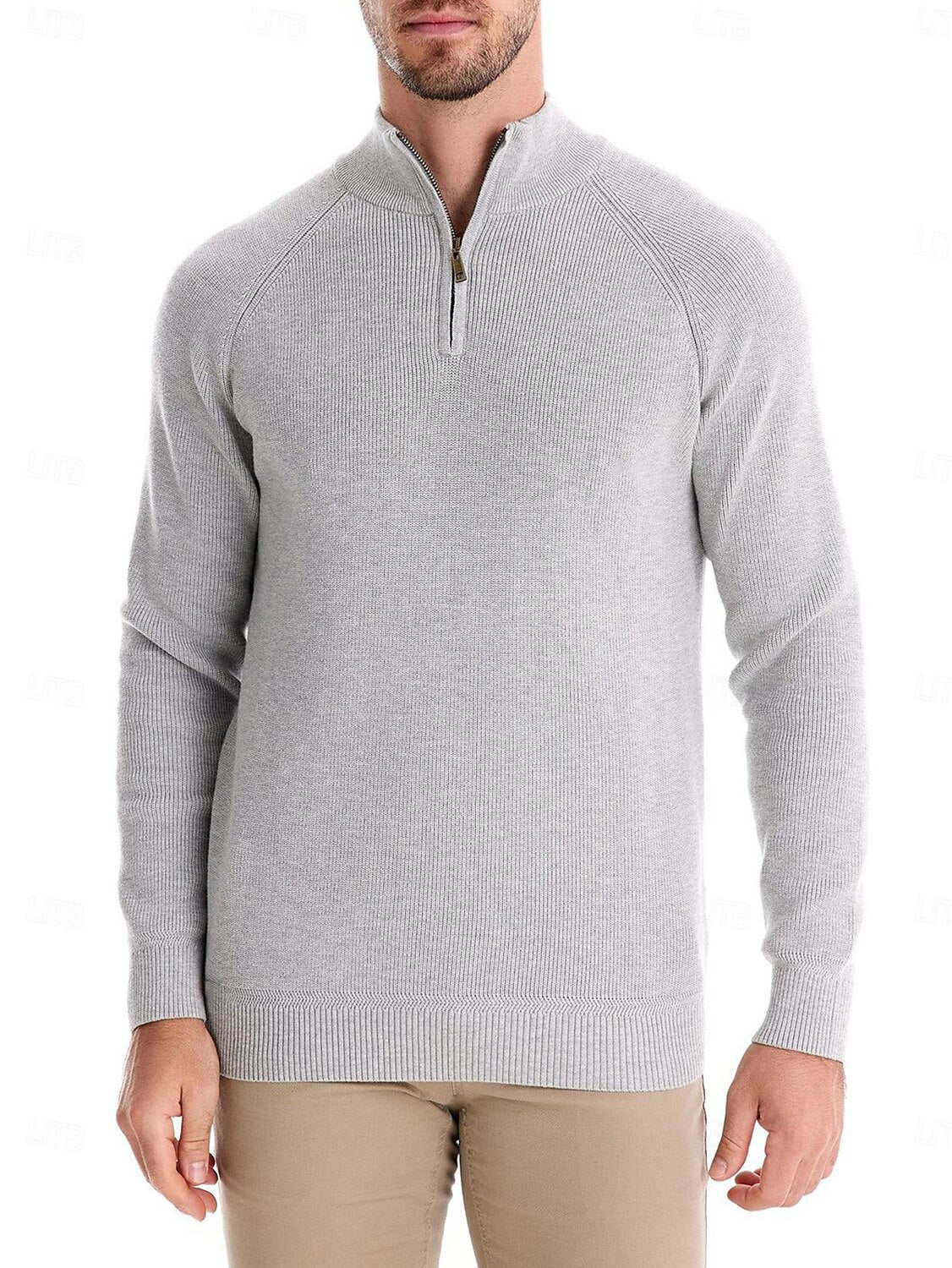 More Than Basic Men's Golf Quarter Zip Sweater
