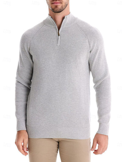 More Than Basic Men's Golf Quarter Zip Sweater