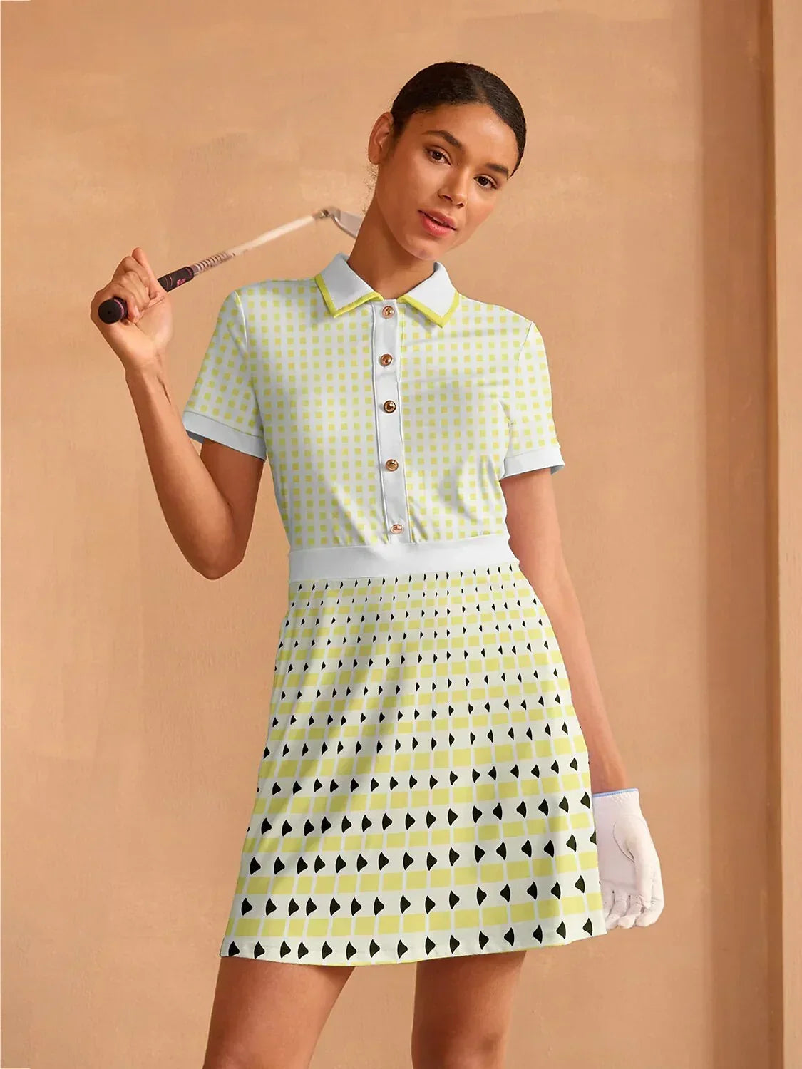Not So Classic Short Sleeve A-Line 36.5 Inch Dress