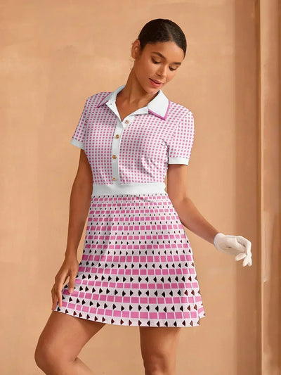 Not So Classic Short Sleeve A-Line 36.5 Inch Dress