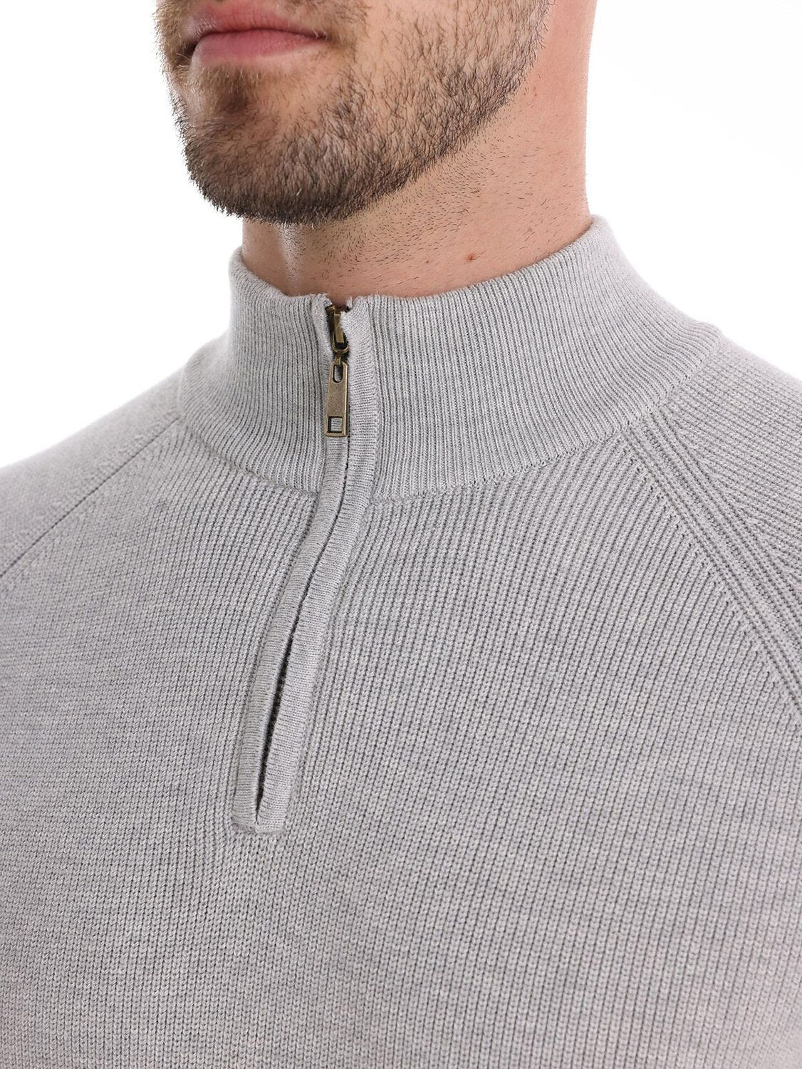 More Than Basic Men's Golf Quarter Zip Sweater