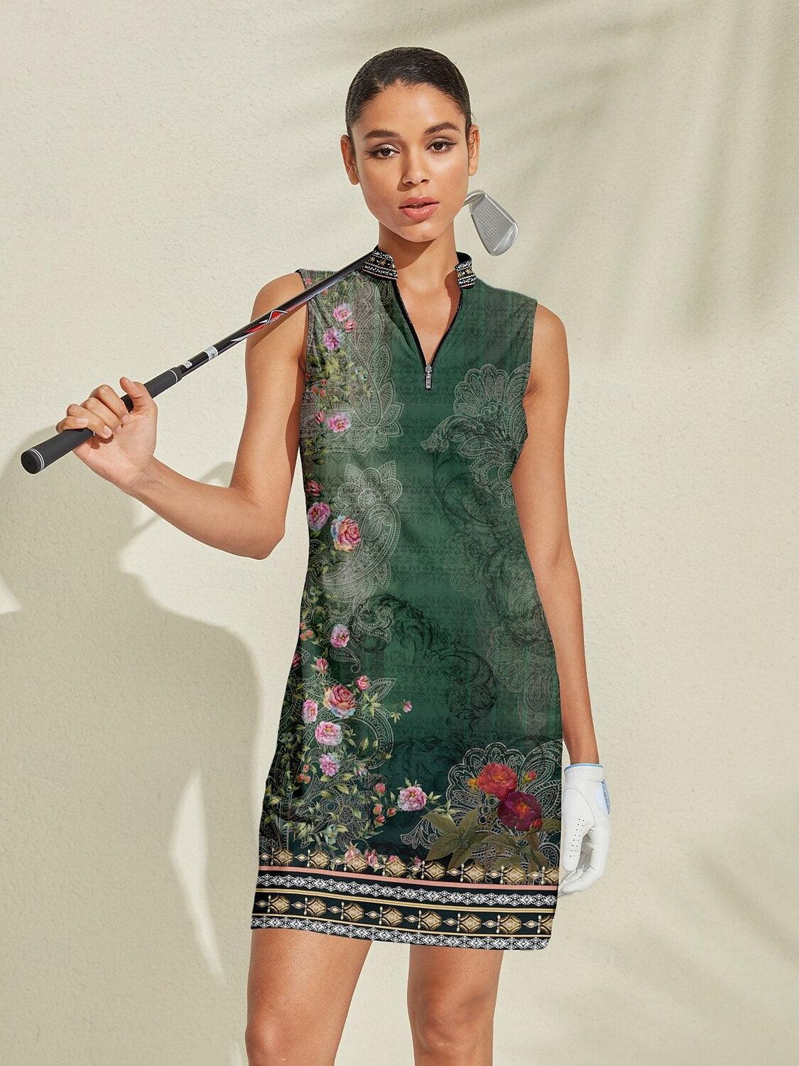 Botanical Energy Sleeveless 36.5 Inch Dress UPF50+