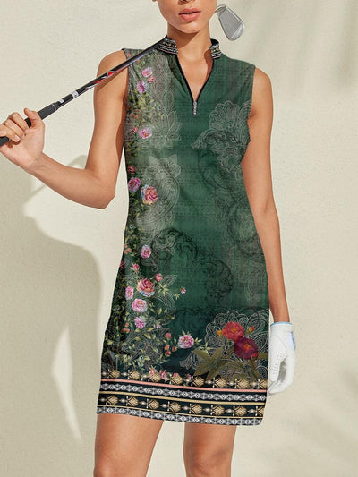 Botanical Energy Sleeveless 36.5 Inch Dress UPF50+