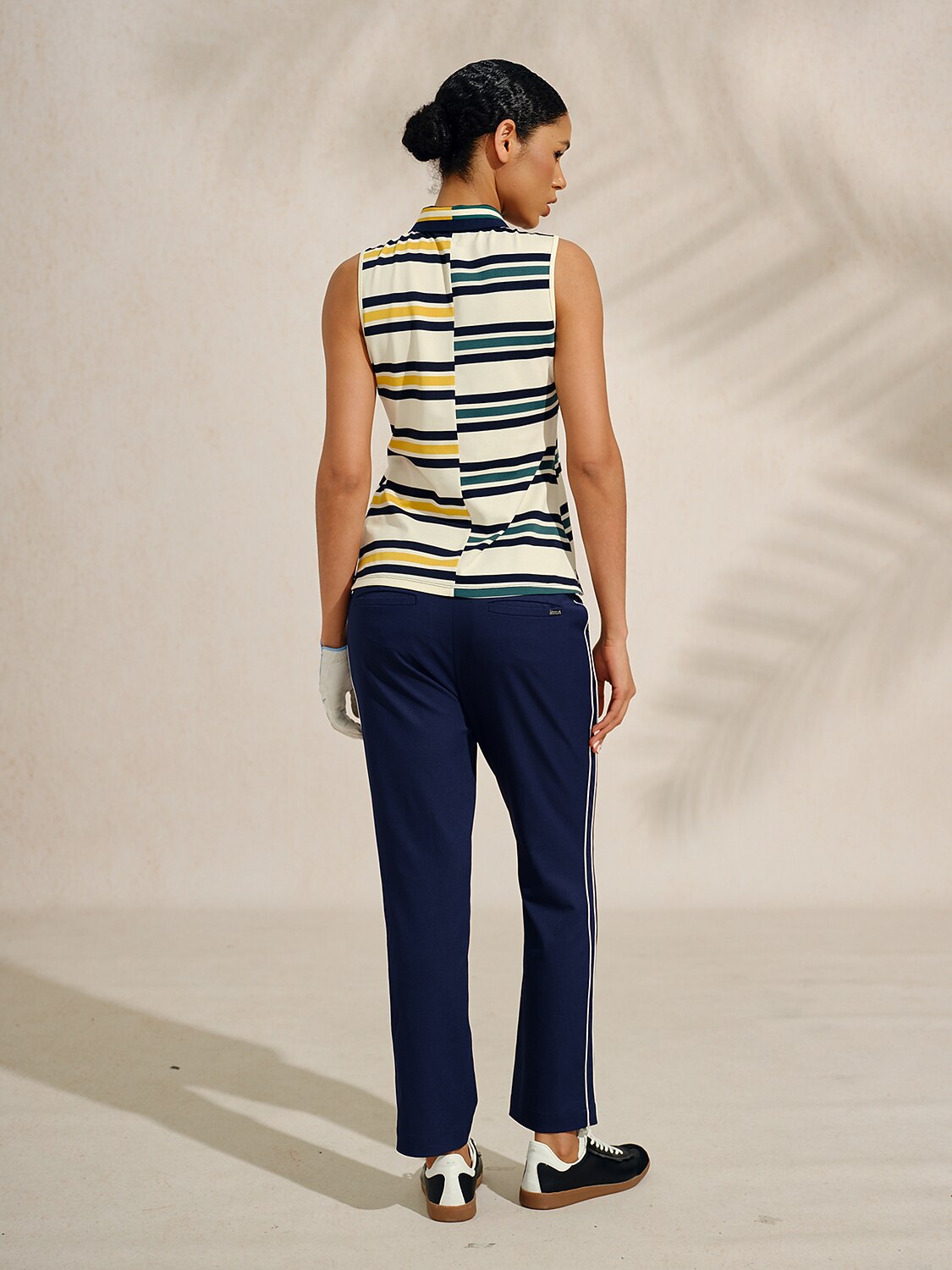 Navycore The Kinetic Stripe Performance Tank