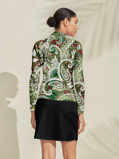 Pretty Feminine Golf Shirt Quarterzip UPF50+