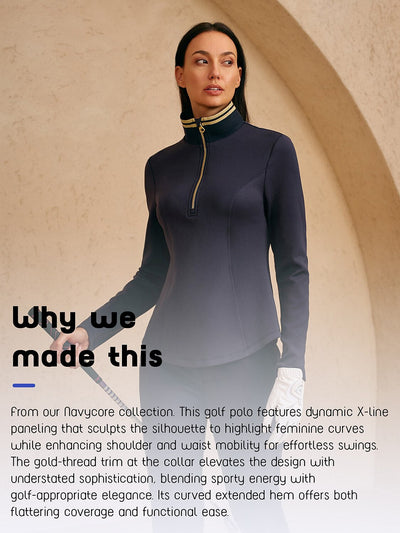 Navycore Slim-Fit Long Sleeve Stretch Sweatshirt