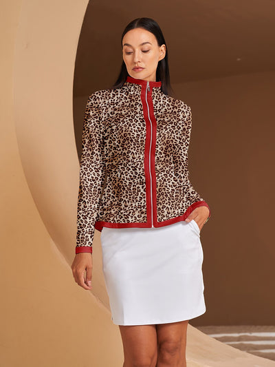 Wildlife Party Ruffle Golf Jacket Sun Protection
