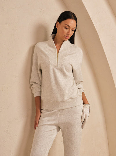UltraSoft Long Sleeve Quarterzip Sweatshirt