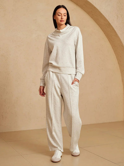 UltraSoft Long Sleeve Cowl Neck Sweatshirt