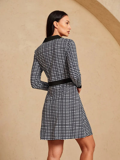 More Than Basic Long Sleeve A-Line 36.5 Inch Dress UPF50+