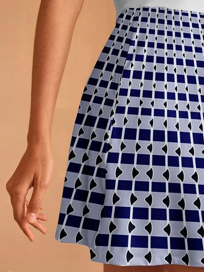 Not So Classic Short Sleeve A-Line 36.5 Inch Dress