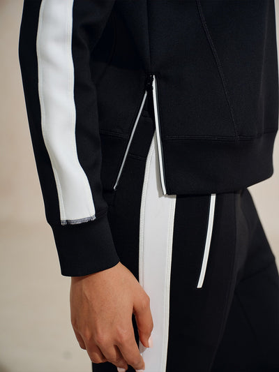 More Than Basic Irregular Collar Golf Sweatshirt