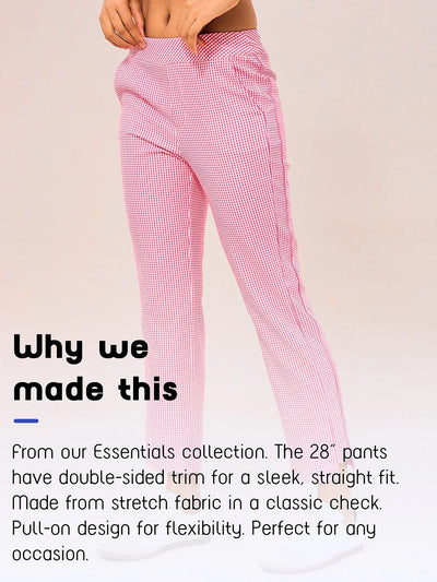 EAGLE 28 Inch Performance Stretch Trimmed Ankle Pants