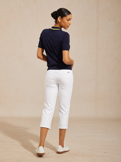 Navycore The Signature Tie-Collar Knit Polo
