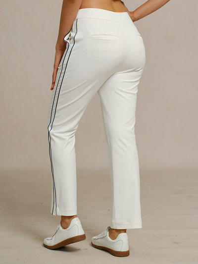 Eagle 28 Inch Performance Stretch Trimmed Ankle Pants