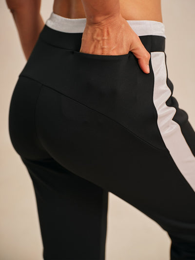 Navycore 39 Inch Stretch Color Block Ankle Pants