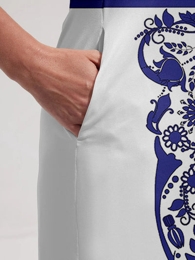 Pretty Feminine Short Sleeve 36.5 Inch Dress UPF50+