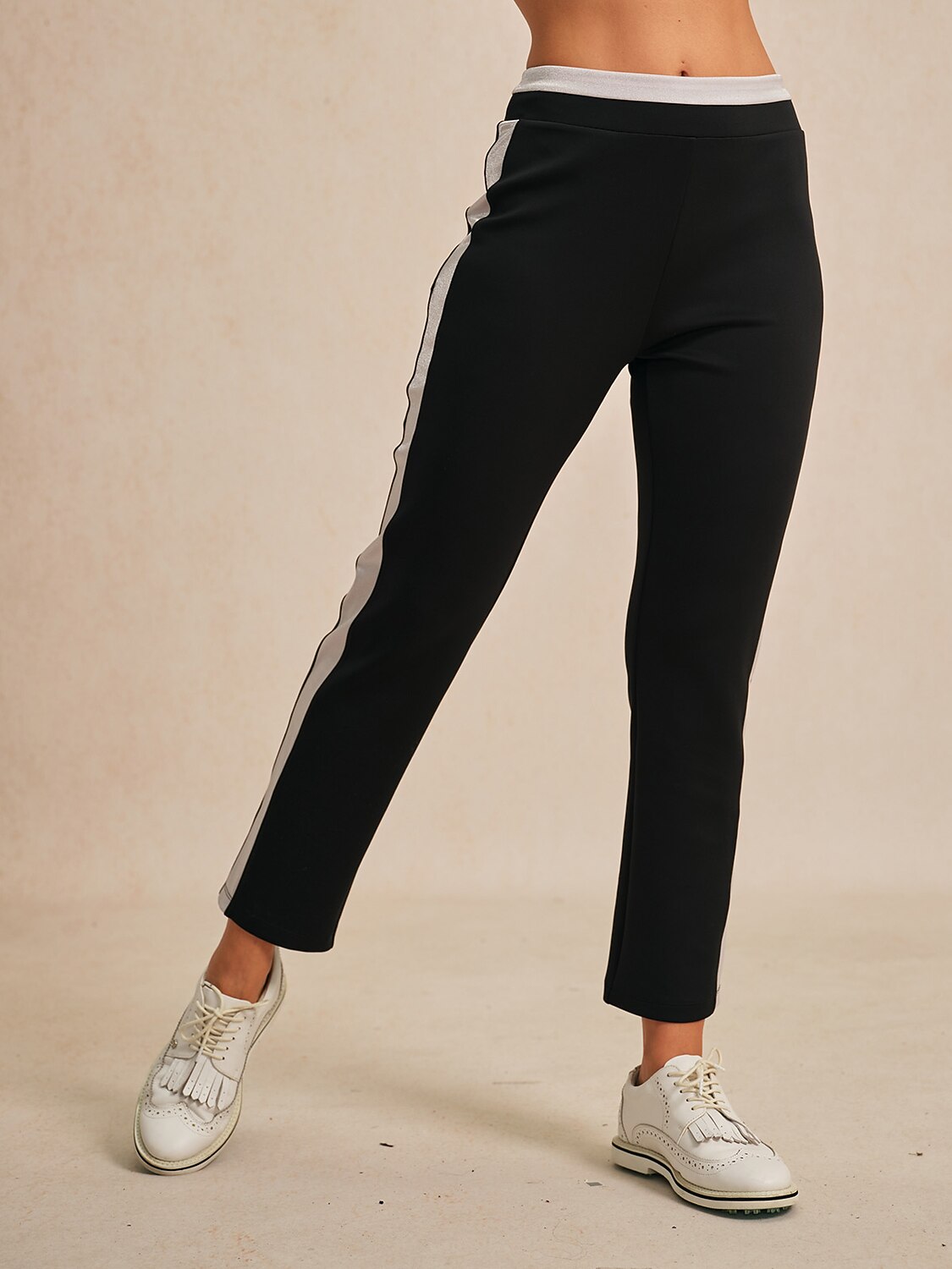 Navycore 39 Inch Stretch Color Block Ankle Pants