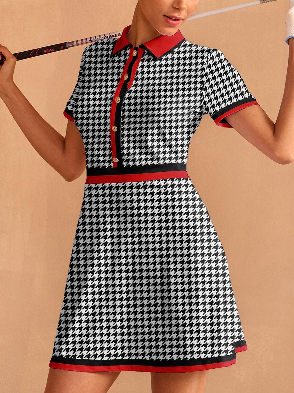 Not So Classic Short Sleeve A-Line 36.5 Inch Dress