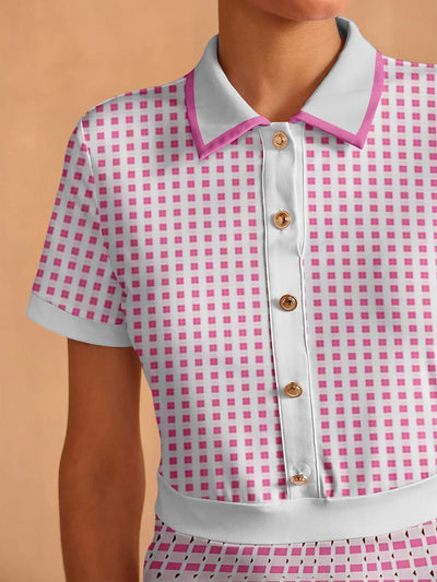 Not So Classic Short Sleeve A-Line 36.5 Inch Dress