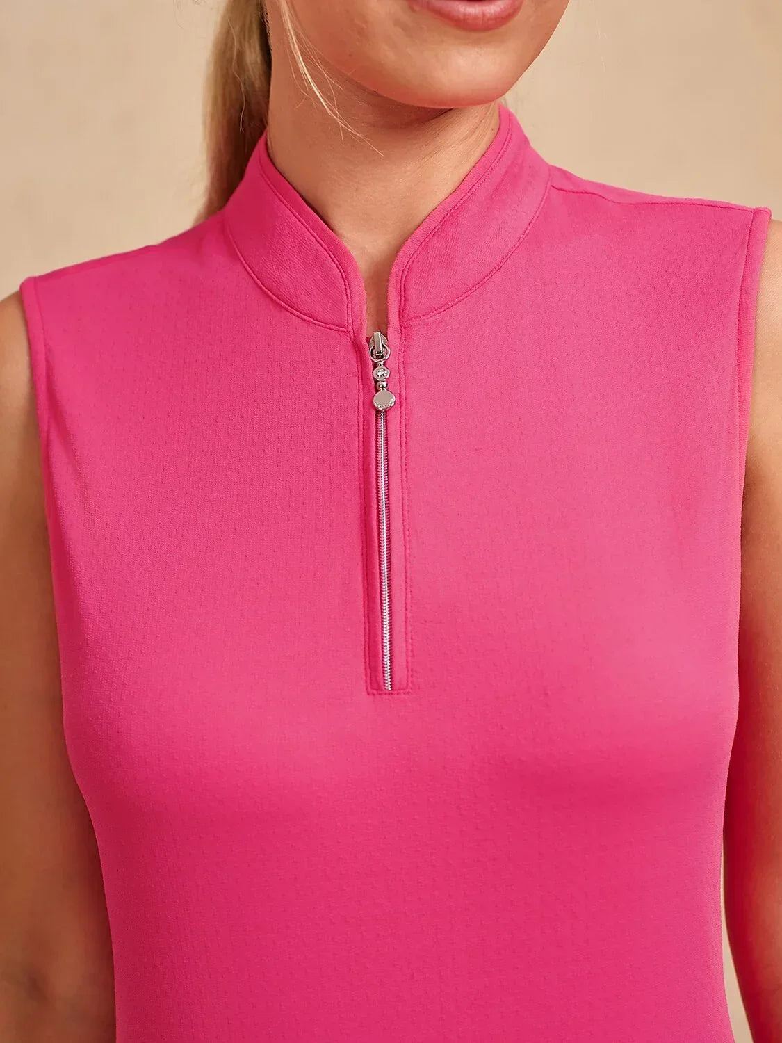 Ultrasoft Premium Sleeveless Asymmetrical Trimmed 36.5 Inch Dress UPF50+