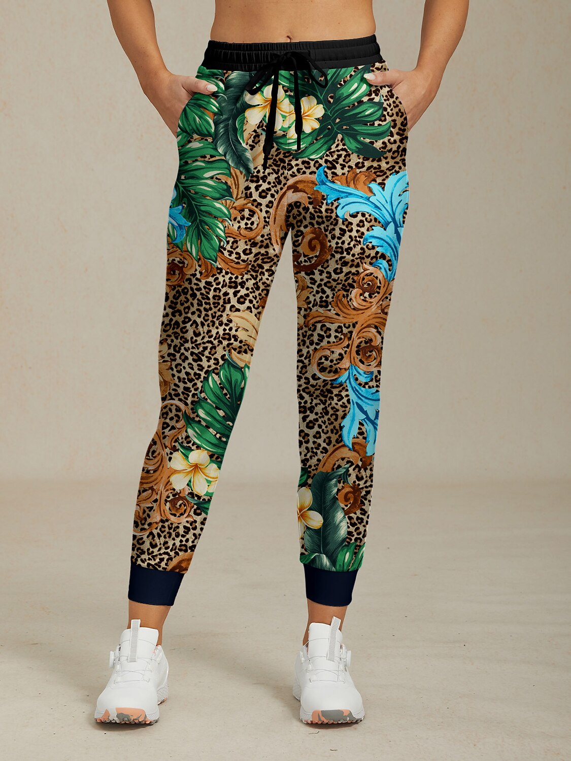 Wildlife Party 26.5 Inch Drawstring Ankle Sweatpants