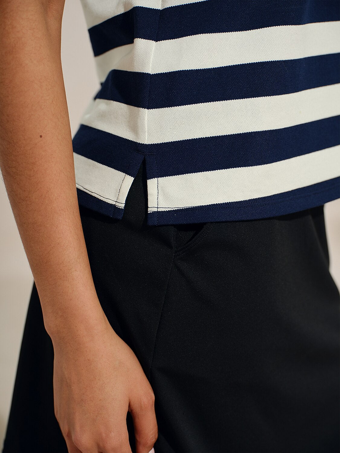 Navycore Short Sleeve V-Neck Pique Golf Shirt