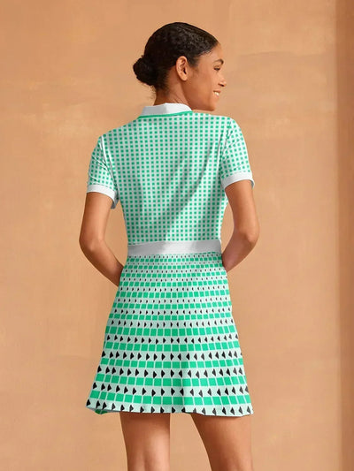 Not So Classic Short Sleeve A-Line 36.5 Inch Dress