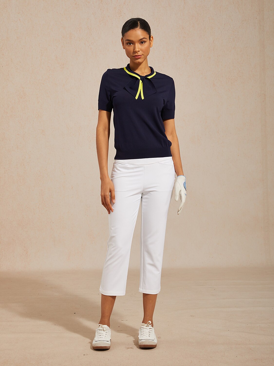 Navycore The Signature Tie-Collar Knit Polo