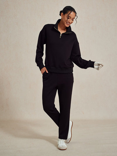 UltraSoft Long Sleeve Quarterzip Sweatshirt