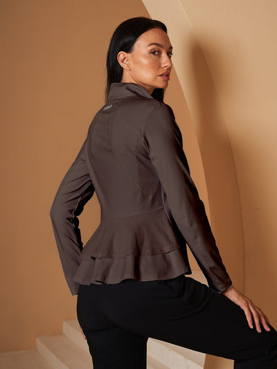More Than Basic Ruffle Golf Jacket Sun Protection