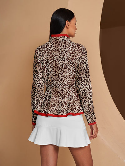 Wildlife Party Ruffle Golf Jacket Sun Protection