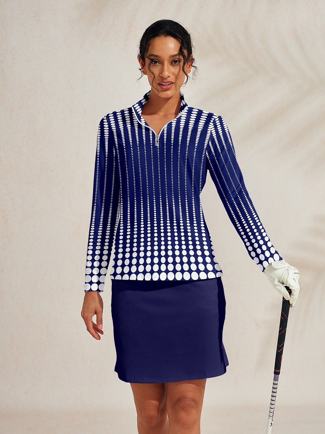 Hyper-prep Golf Shirt Quarterzip UPF50+