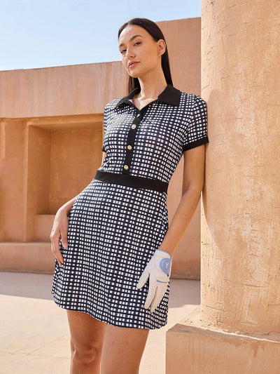 More Than Basic Short Sleeve A-Line 36.5 Inch Dress UPF50+