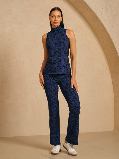 More Than Basic Leopard Mesh Golf Tank Top