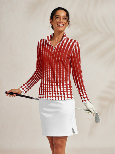 Hyper-prep Golf Shirt Quarterzip UPF50+